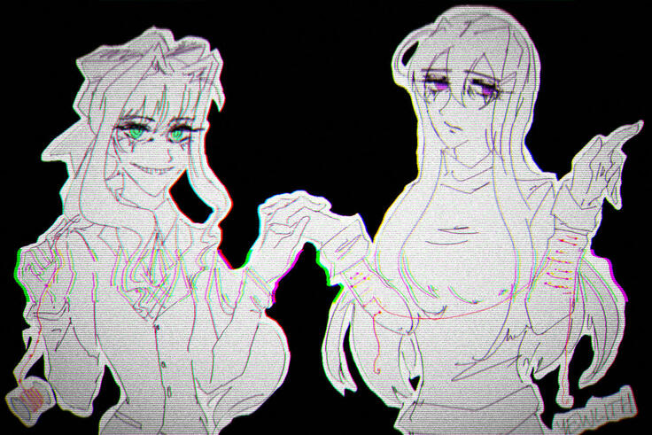 Monika &amp; Yuri • Doki Doki Literature Club