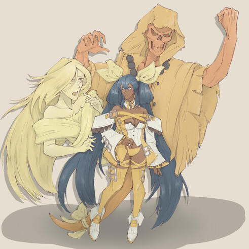 Dizzy, Necro, Undine • Guilty Gear