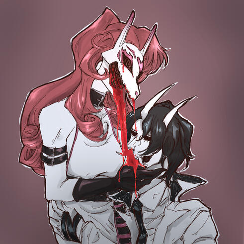 Neon Red & Neon White • Neon White